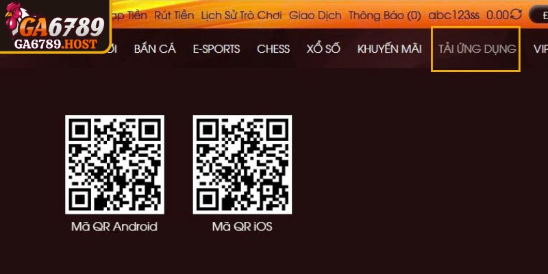 Tải app GA6789 giúp cá cược nhanh chóng, an toàn